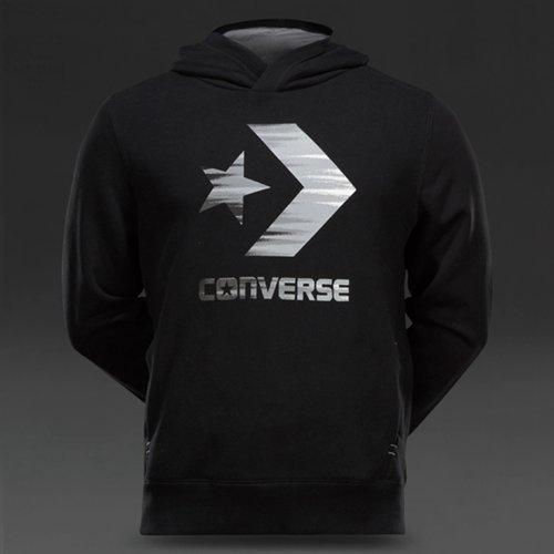 Converse Cons Core Streaming Logo Popover Hoodie Converse Black for Men